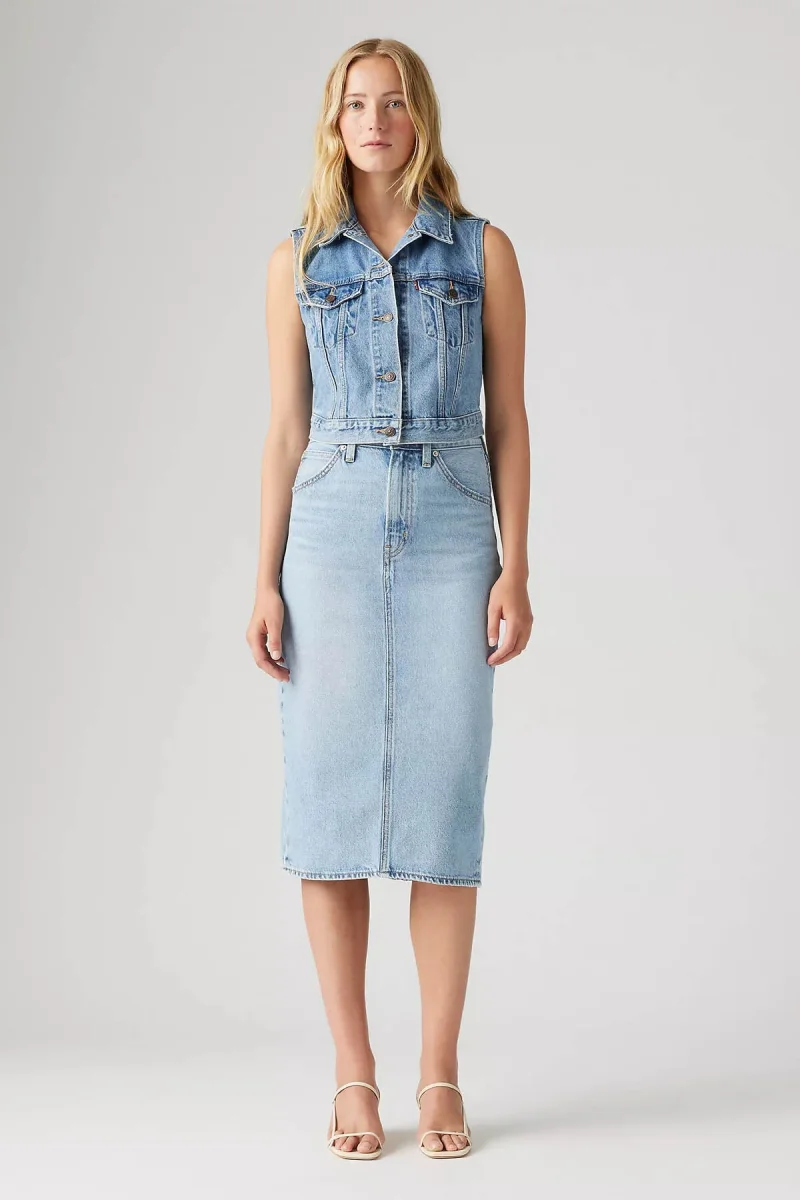 Gonna Con Spacco A Vita Alta - immagine 3