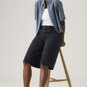 Shorts in denim super larghi