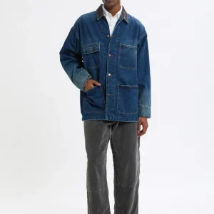 Giacca ampia in denim