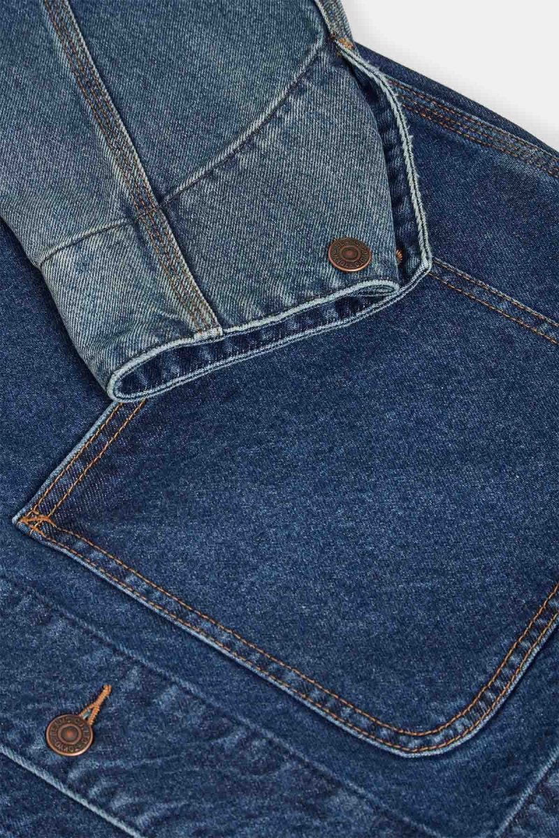Giacca ampia in denim - immagine 8