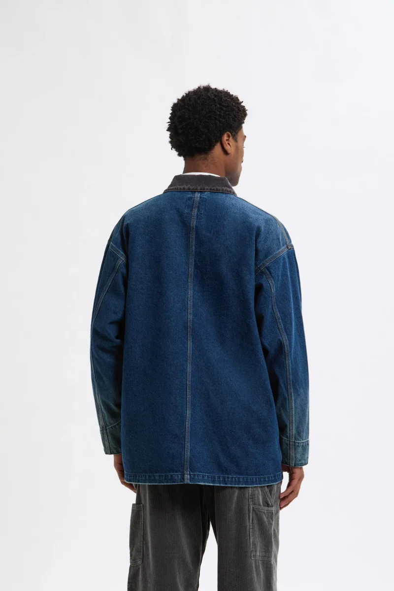 Giacca ampia in denim - immagine 4