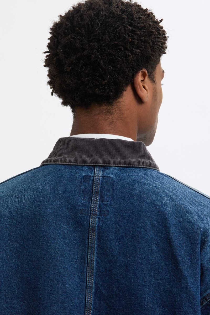 Giacca ampia in denim - immagine 5