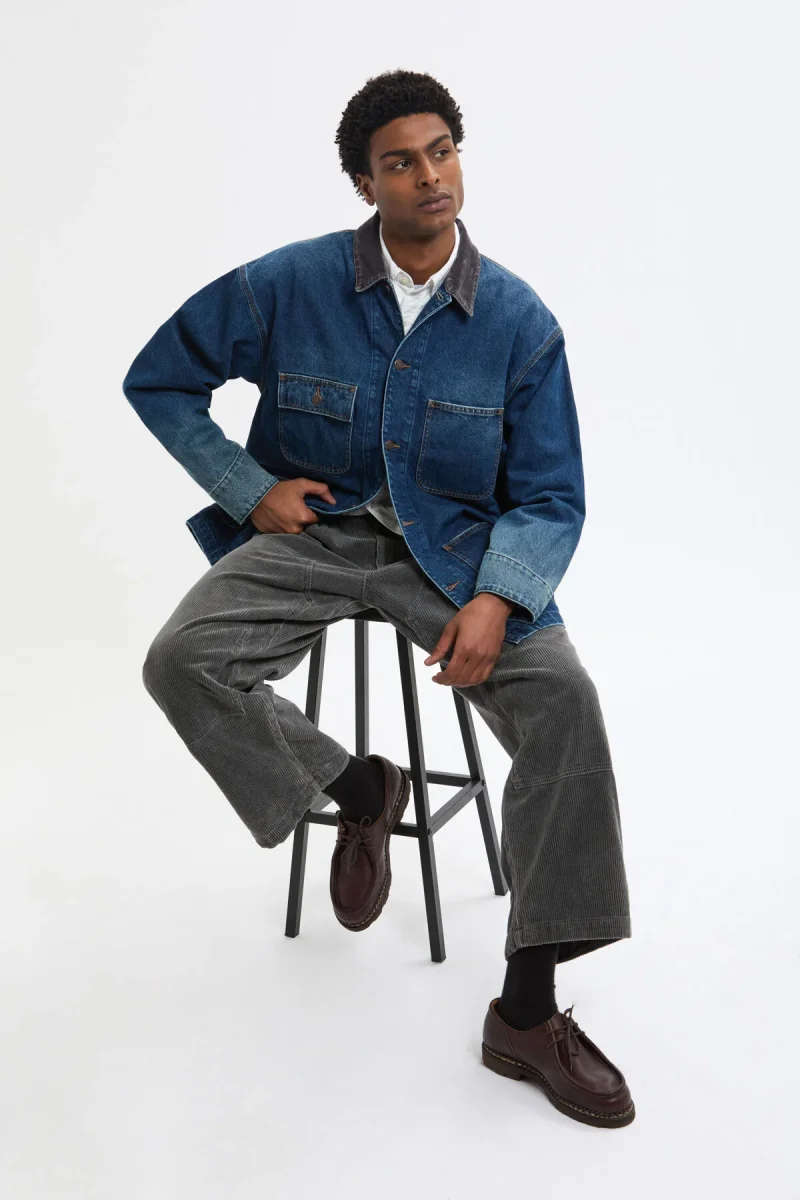 Giacca ampia in denim - immagine 6