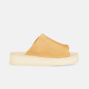 Wedge Slide in pelle