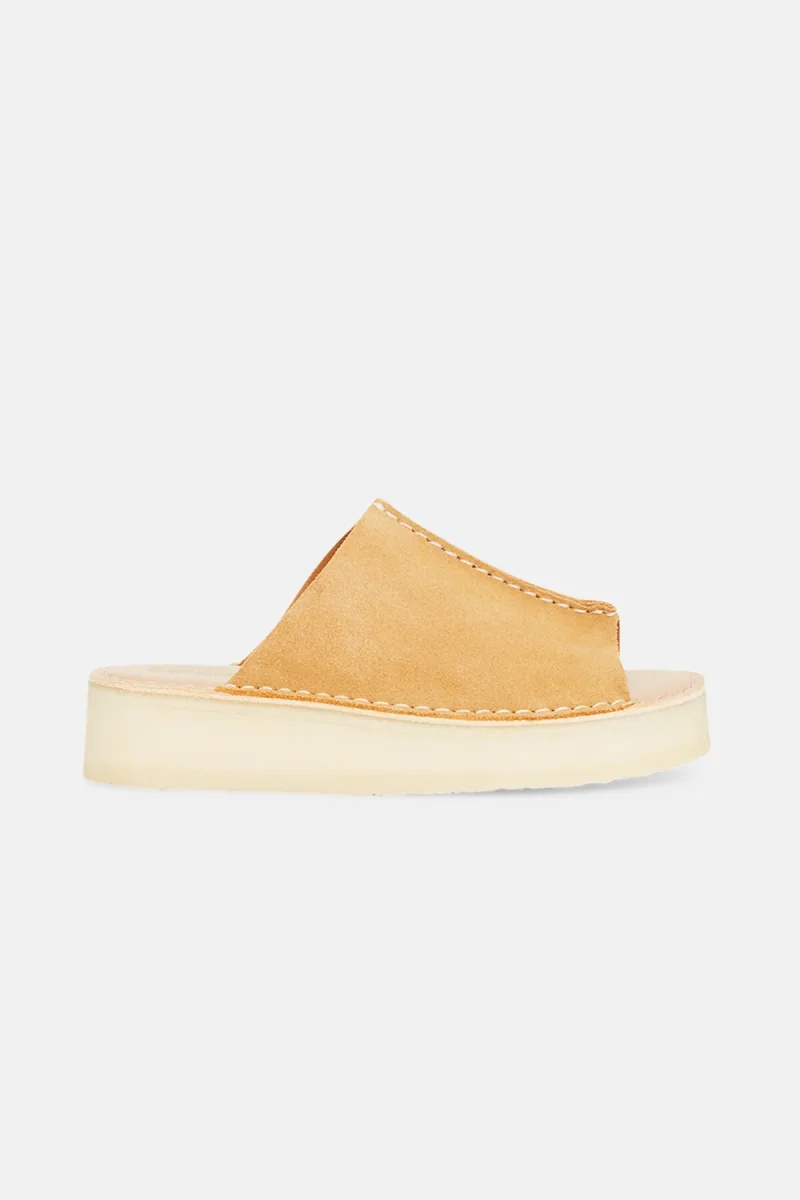 Wedge Slide in pelle