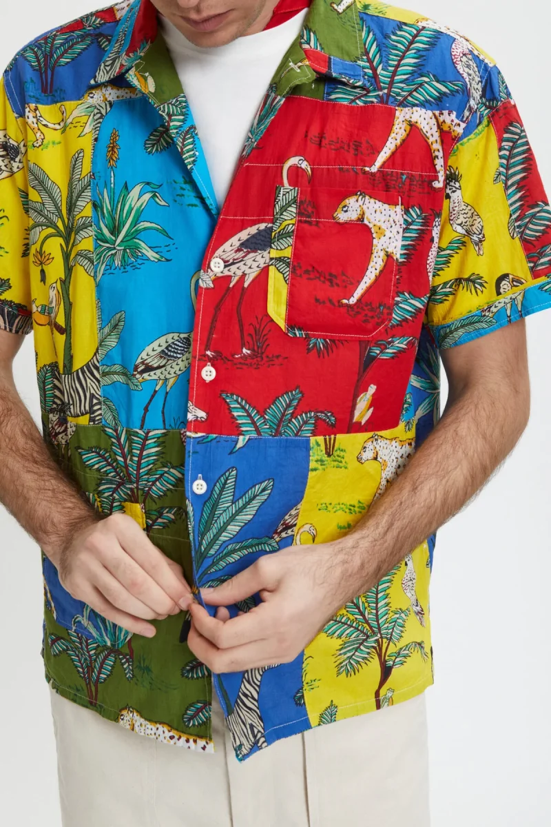 Camicia a maniche lunghe Camp Collar - immagine 5