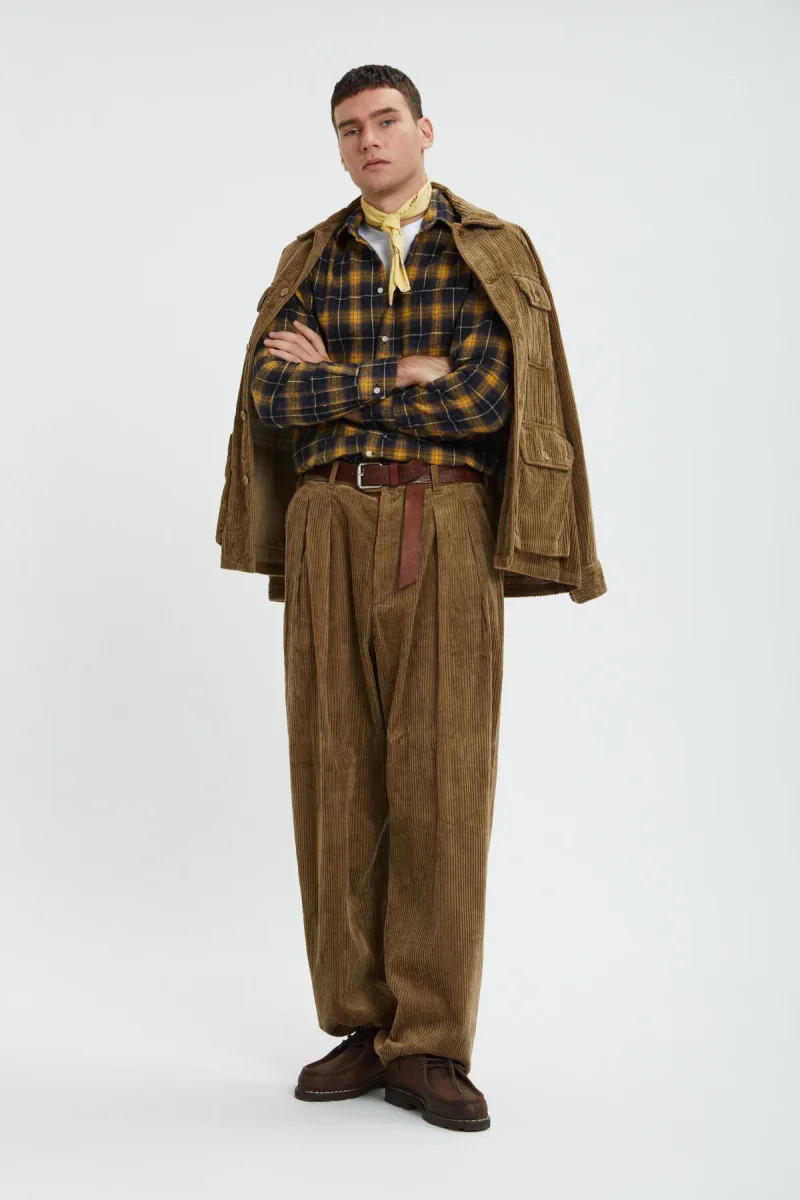 Pantaloni Oxford in cotone