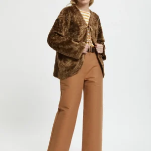 Giacca in eco-pelliccia Cutaway