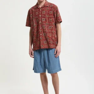 Pleated Track Shorts