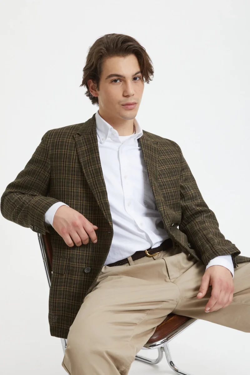 Blazer 4B Doppio Petto In Lino