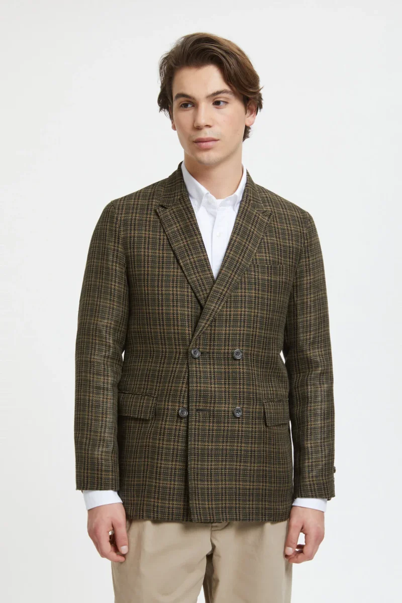 Blazer 4B Doppio Petto In Lino - immagine 3