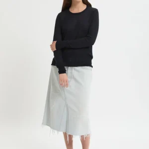 Maglione a Maniche Lunghe con Scollo Tondo