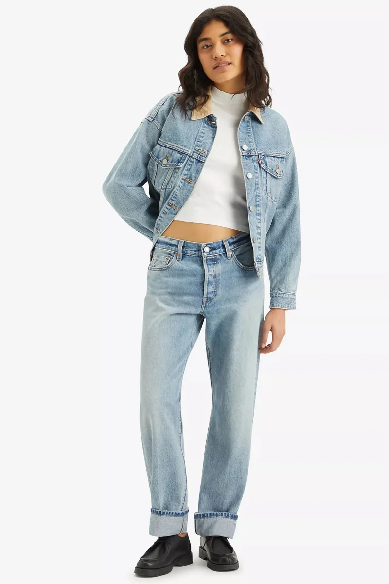 Jeans 501® anni '90 con cimosa - immagine 3