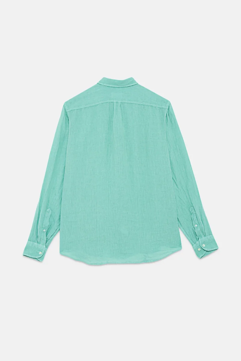 Camicia in lino tinto in capo - immagine 7