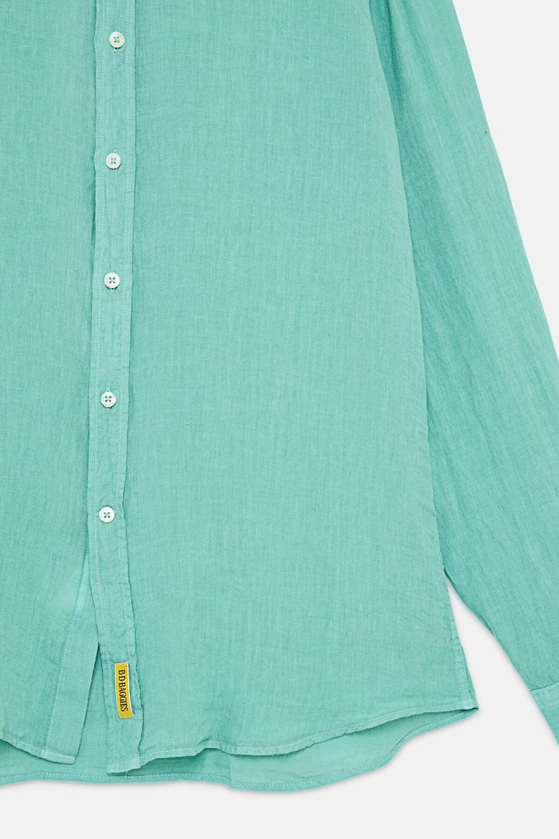 Camicia in lino tinto in capo - immagine 8