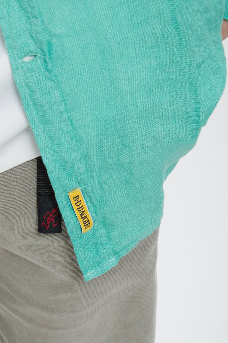 Camicia in lino tinto in capo - immagine 5