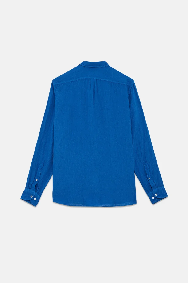 Camicia in lino tinto in capo - immagine 7