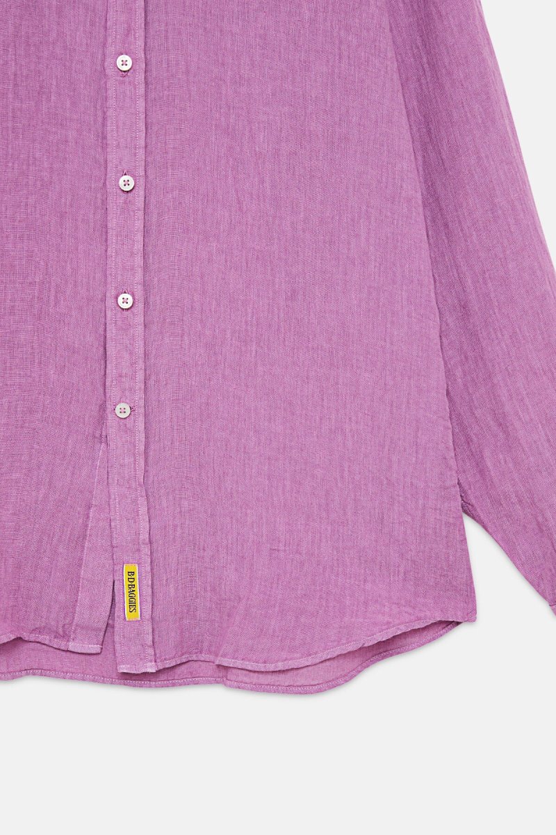 Camicia in lino tinto in capo - immagine 8