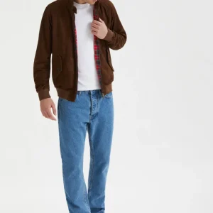 G9 Harrington Premium in pelle scamosciata