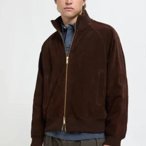 Giacca sportiva in pelle scamosciata Roughout