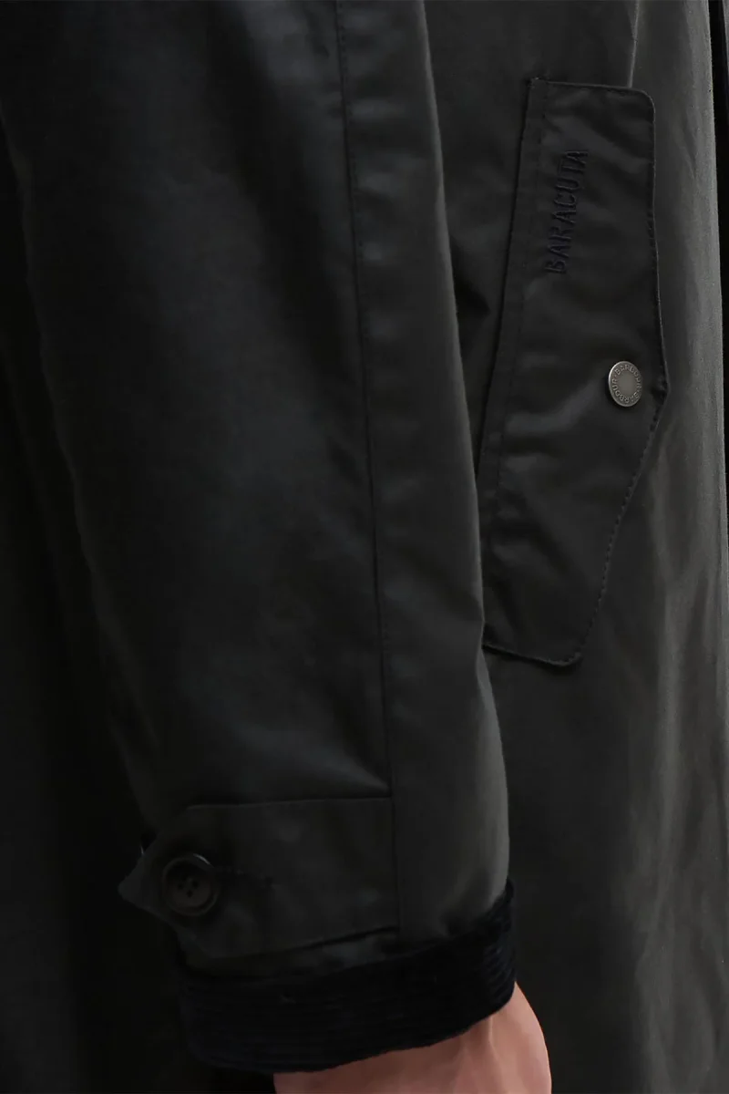 Barbour x Baracuta Car coat cerato Tyne - immagine 8