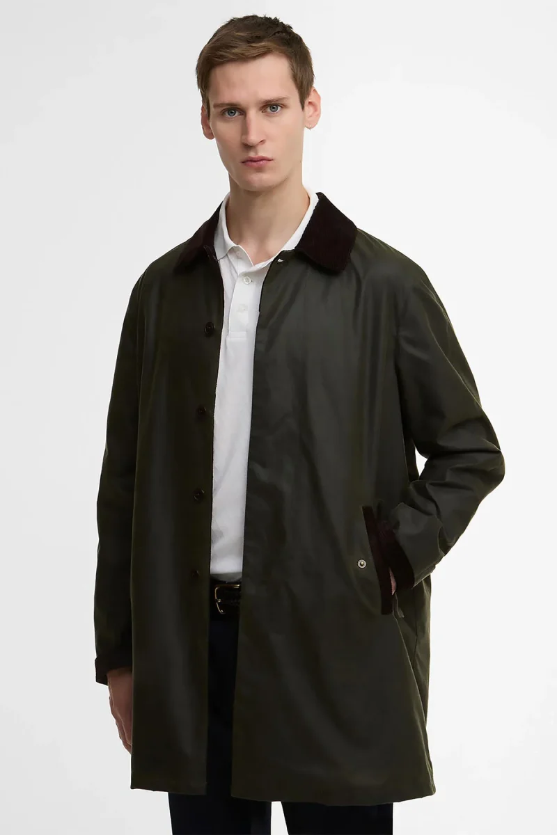 Barbour x Baracuta Car coat cerato Tyne - immagine 2