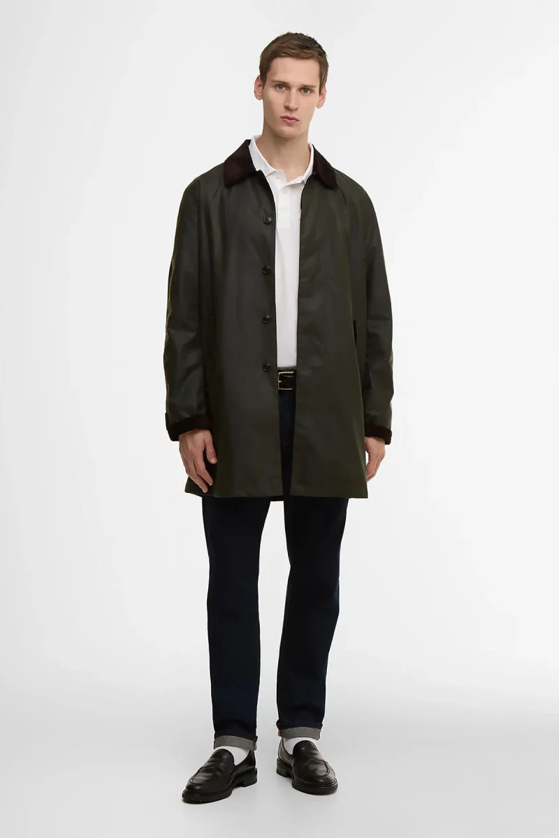 Barbour x Baracuta Car coat cerato Tyne - immagine 4