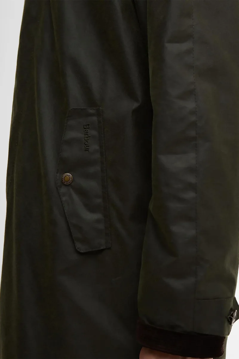 Barbour x Baracuta Car coat cerato Tyne - immagine 8