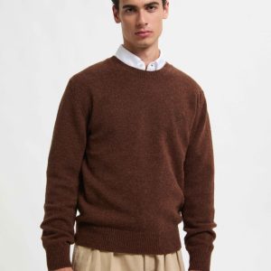 Girocollo in lana Shetland