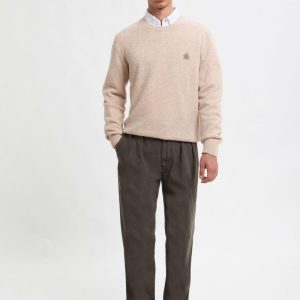 Girocollo in lana Shetland