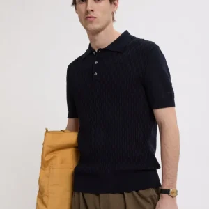 Polo a maniche corte Pattern Stitch