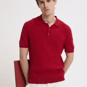Polo a maniche corte Pattern Stitch