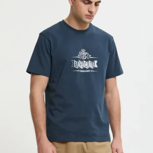 Maglietta con logo sbiadito