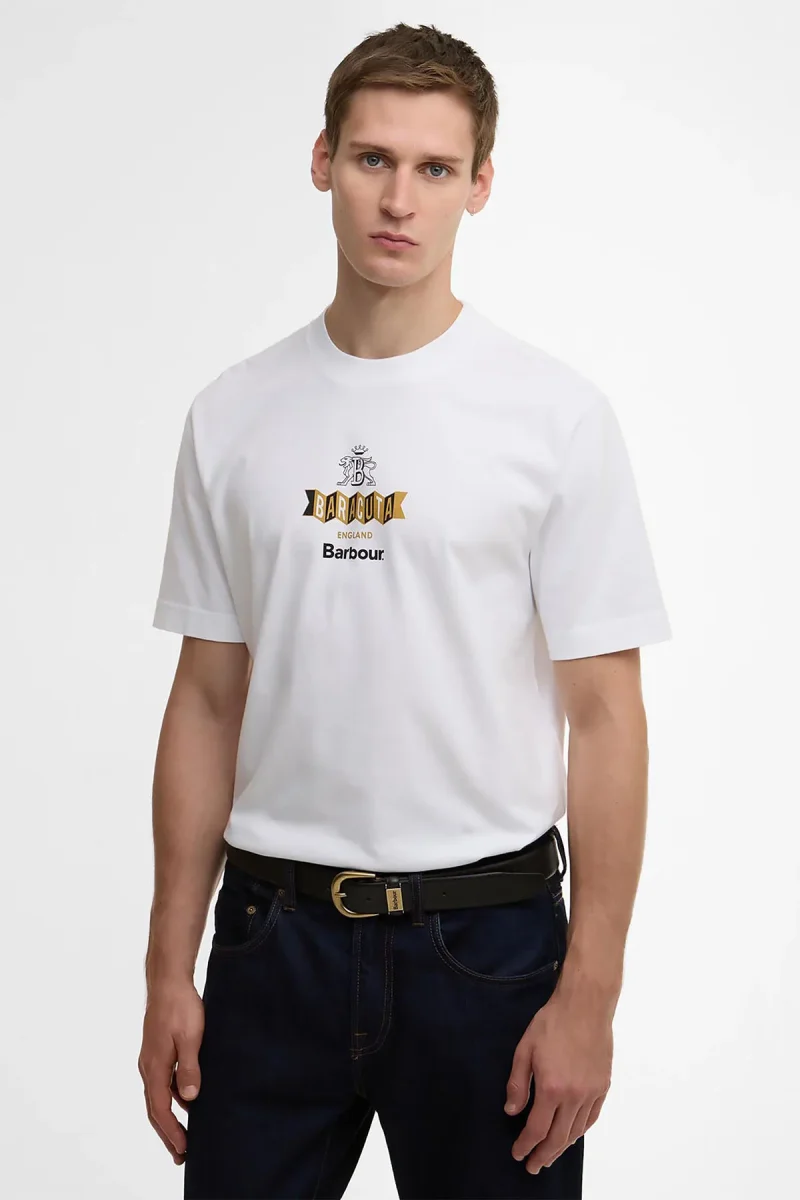 Barbour x Baracuta T-shirt oversize Vinyl - immagine 2