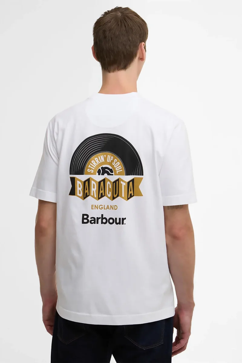 Barbour x Baracuta T-shirt oversize Vinyl - immagine 3