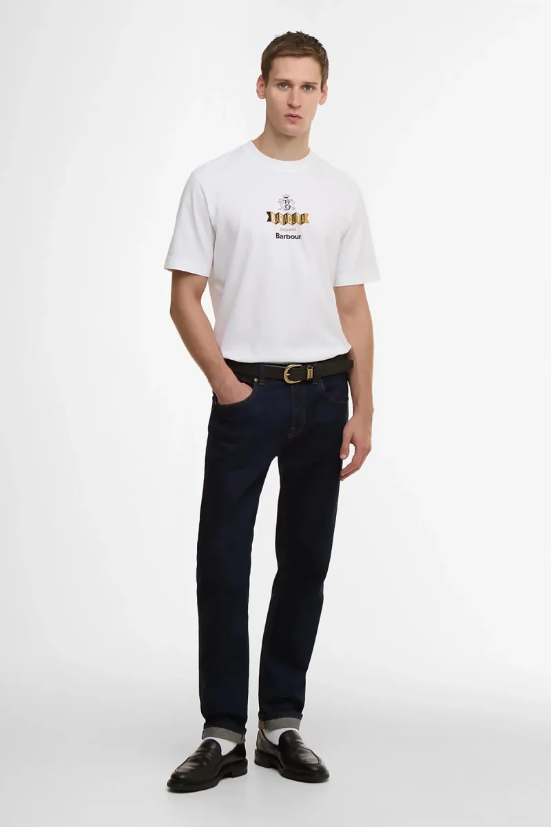 Barbour x Baracuta T-shirt oversize Vinyl - immagine 4