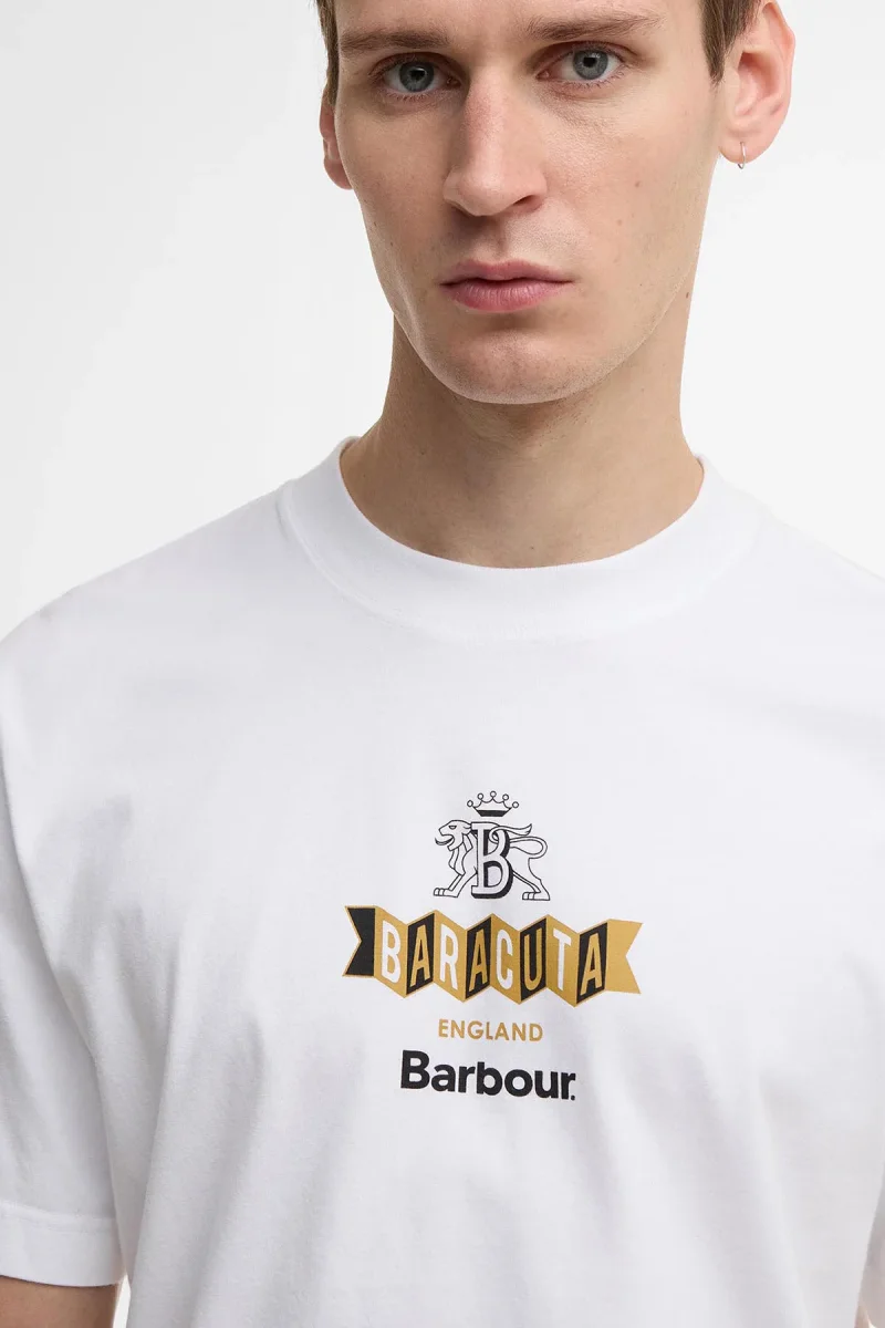 Barbour x Baracuta T-shirt oversize Vinyl - immagine 5