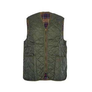 Gilet Barbour Quilted Waistcoat Trapuntato Verde Oliva Uomo