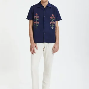 Camicia Chintan Oversize A Maniche Corte