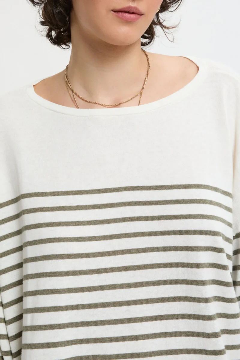 Maglione a maniche ampie con collo rotondo - immagine 5