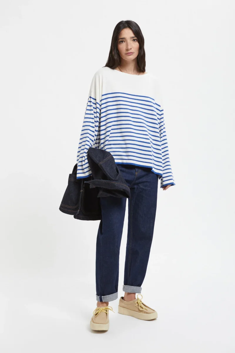 Maglione a maniche lunghe con collo rotondo - immagine 2