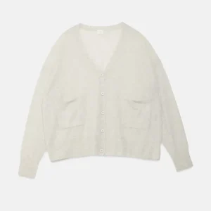 Cardigan con scollo a V e maniche lunghe