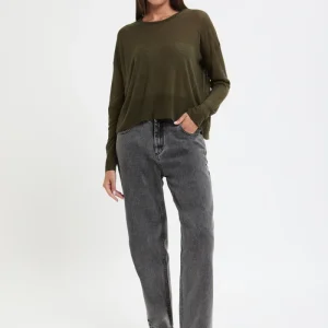 Maglione a scollo rotondo