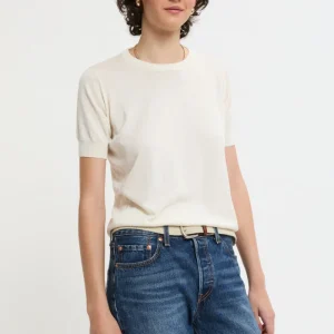 Maglia a maniche corte con collo rotondo