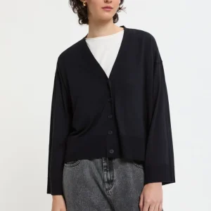 Cardigan a maniche lunghe con scollo a V