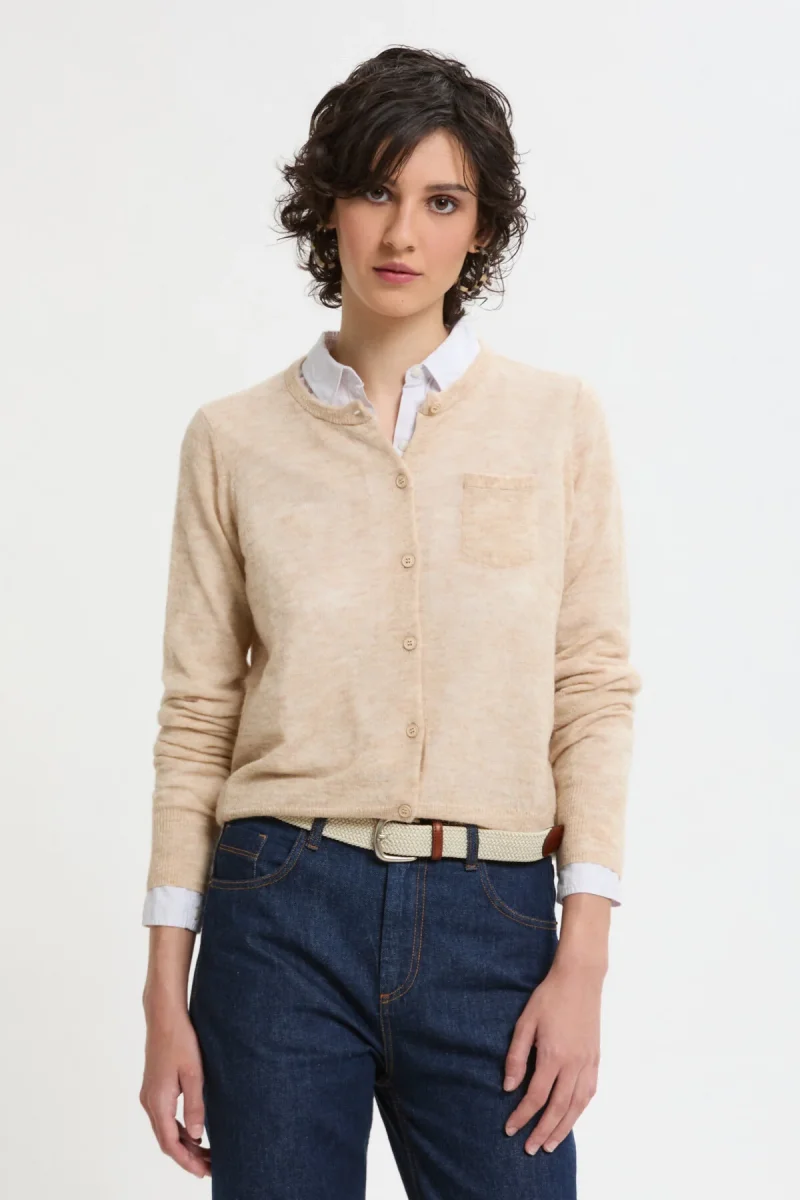 Cardigan in lana di Alpaca - immagine 3