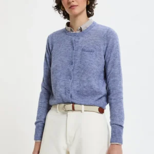 Cardigan in lana di Alpaca