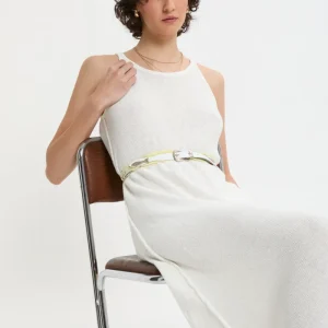 Abito senza maniche con scollo rotondo