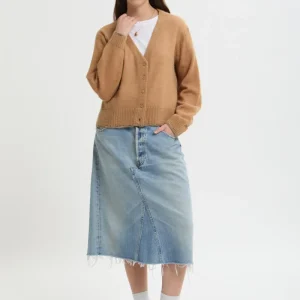 Cardigan a Maniche Lunghe con Scollo a V