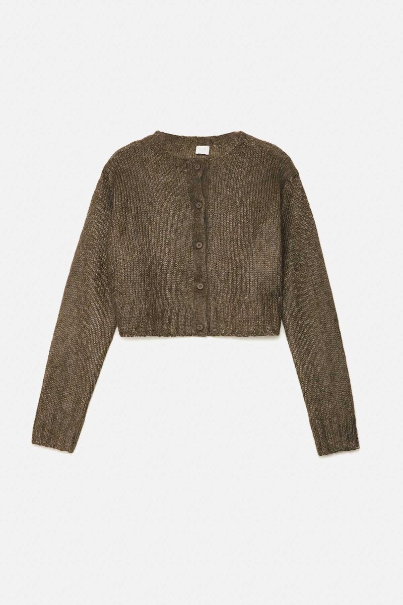 Cardigan a Maniche Lunghe con Scollo Tondo - immagine 6